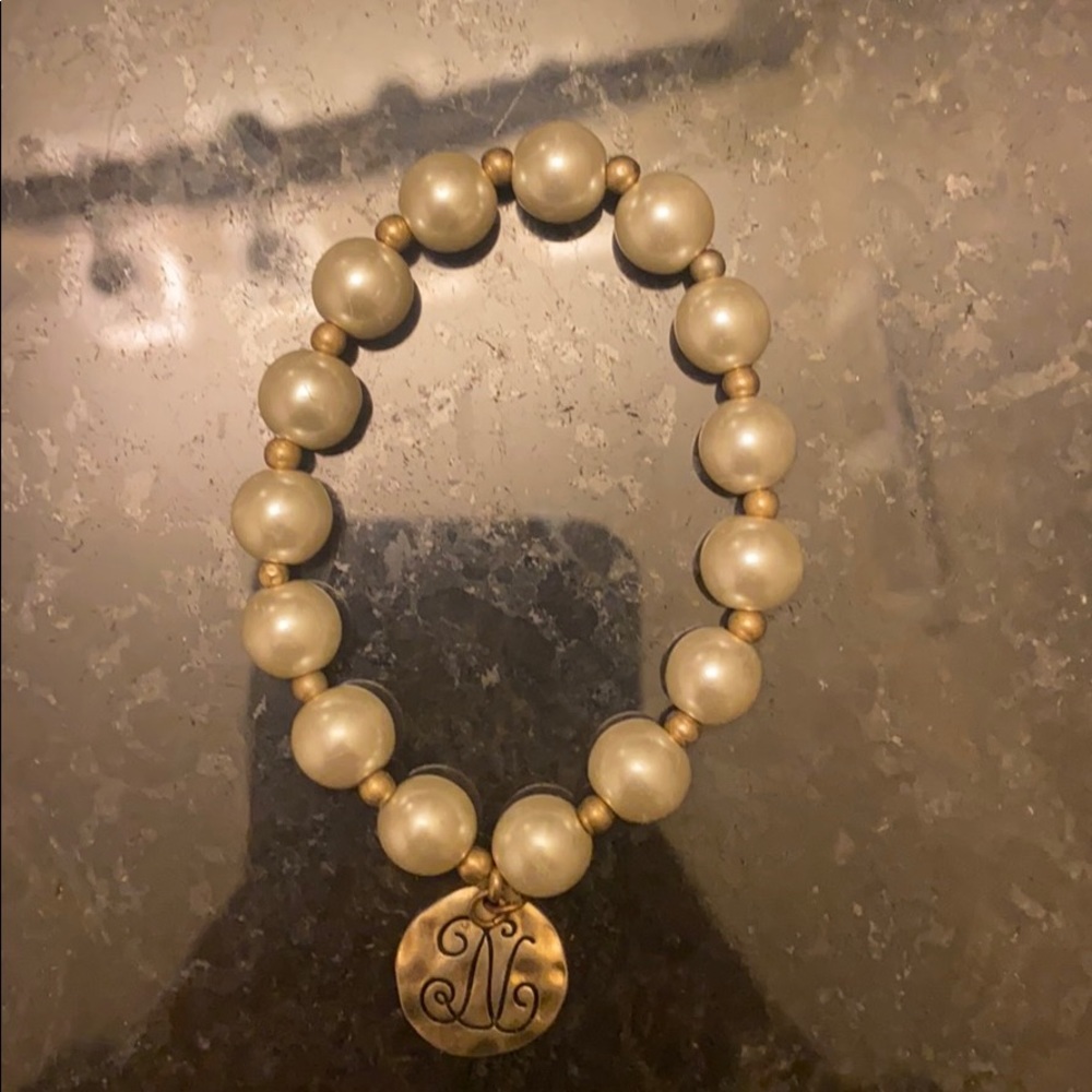 N initial bracelet